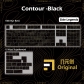 Contour 104+16 PBT Backlit Keycaps Set Cherry Profile for MX Mechanical Keyboard